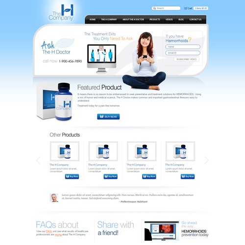 MONEY GUARANTEED! The H Company needs a new website design