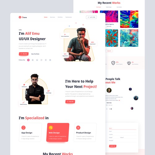 Personal Portfolio Landing Page