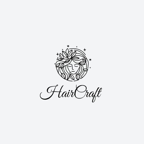 updating salon logo from individual hairstylist to to whole salon name "HairCraft"