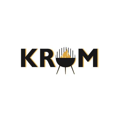 Bold, Modern, Sleek Logo for High end Grilling Product Company.