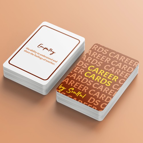 Modern Playing Cards Design - Career Cards