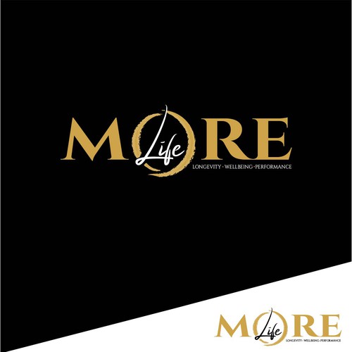 Bold logo concept for wellbeing life