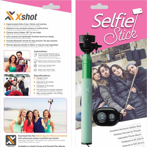 Selfie Stick Retail Store Packaging