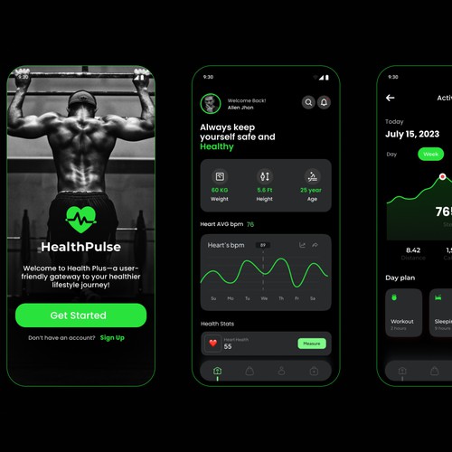 Health and Fitness App Design