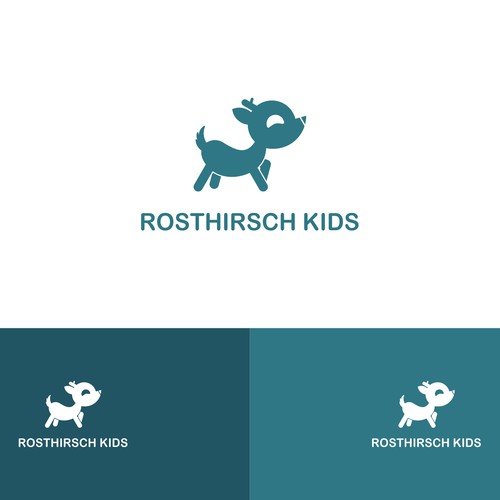 Cute Logo Concept for Rosthirsch Kids