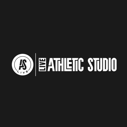 Logo For A Modern Fitness App ATHLETIC STUDIO LIVE