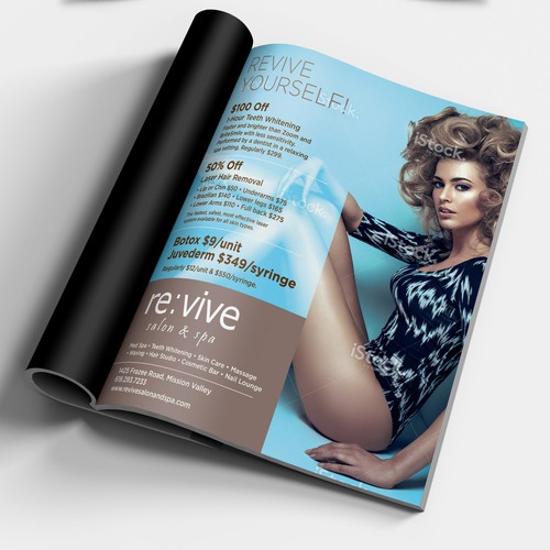 Magazine Ad for Salon and Spa