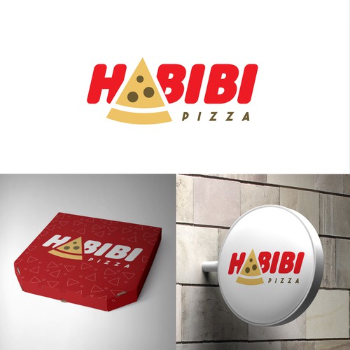 Habibi pizza logo