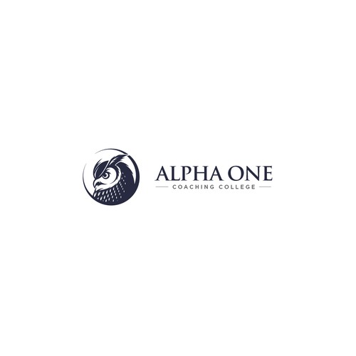 Bold logo concept for Alpha One Coaching College