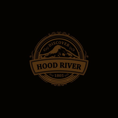 Discover Hood River Logo Concept