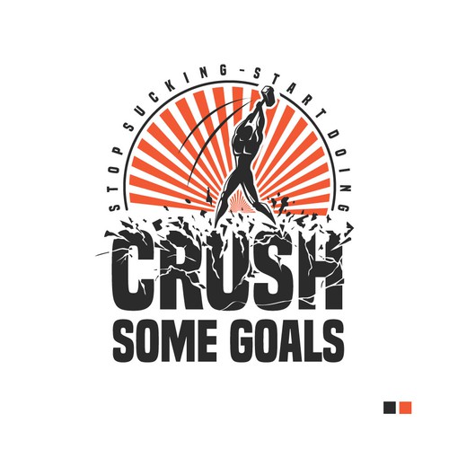 Logo For New Self Development Website - Crush Some Goals - GUARANTEED PRIZE!!