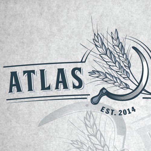 Create a illustration representing growth and harvest with the enterprise name included