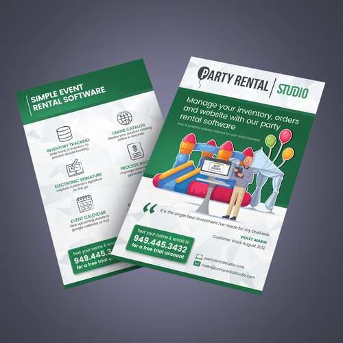 Redesign business flyer to 4x6 postcard
