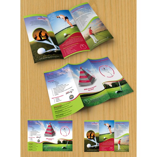 Golf Academy Tri fold brochure