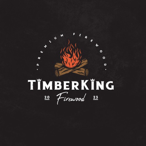 Logo design for a premium firewood business.