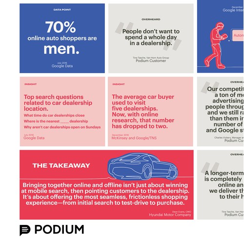 Clean & Modern Infographic for Podium