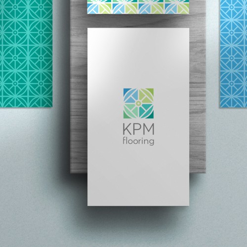 Minimal and contemporary Logo Redesign for KPM Flooring