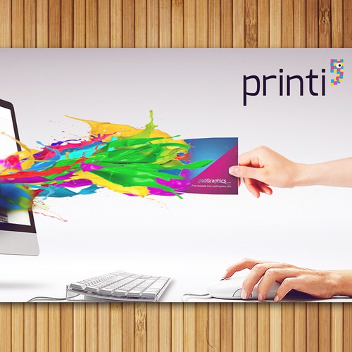 Create a capturing Facebook Ad banner for an innovative internet company