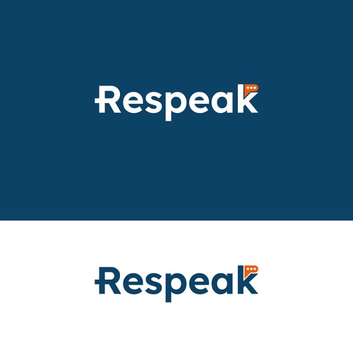 respeak logo design