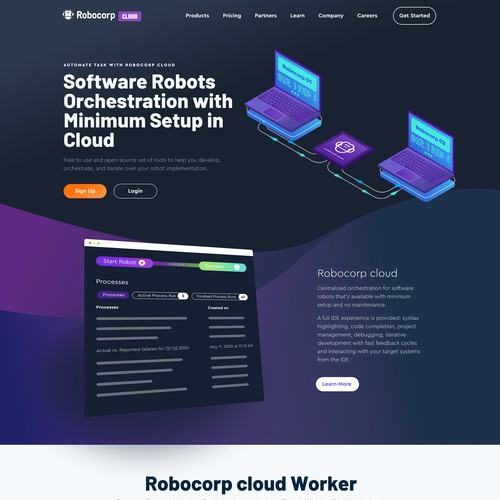 Download software page
