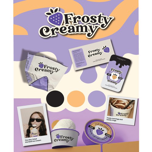 Frosty Creamy Logo Concept