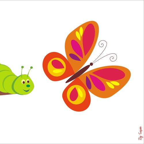 Create a playful image representing a child's growth!