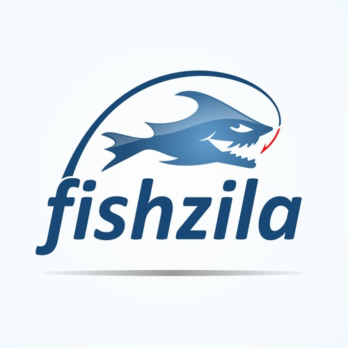 Create a recognizable logo for fishing social community website Fishzila.