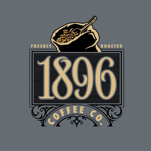 Complete Brand Identity Pack - Classic with modern design - 1896 Coffee Co