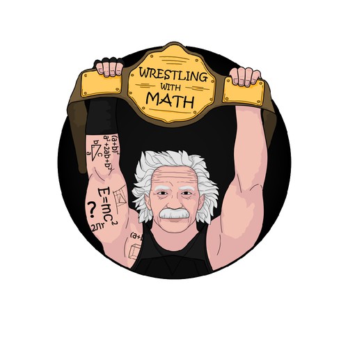 Wrestling with math logo