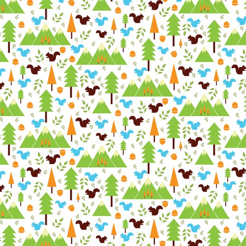 Repeating Pattern Design Diapers