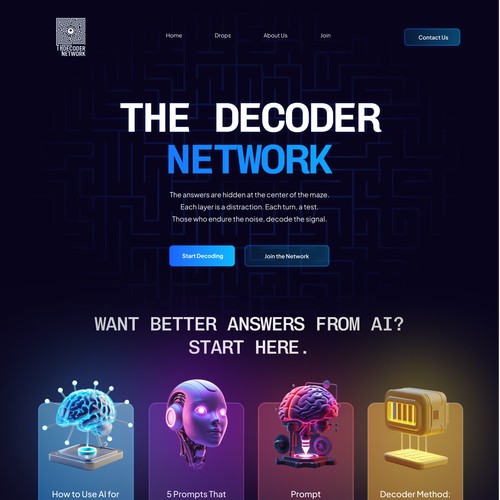 The Decoder Network Website