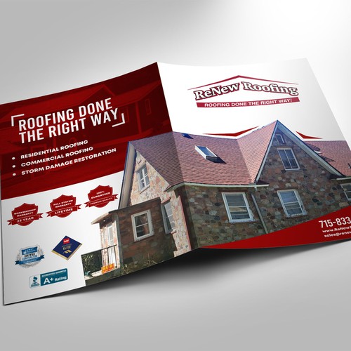 Roofing Company Brochure Design