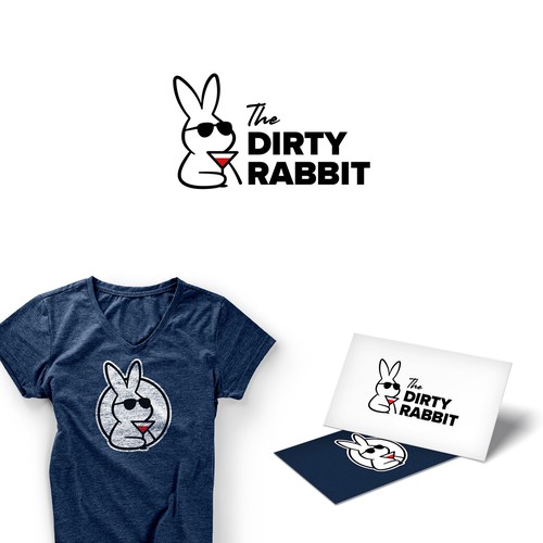 The Dirty Rabbit Logo Design