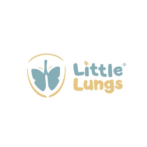 Warm & Premium Logo for a Children's Health & Air Quality Brand.