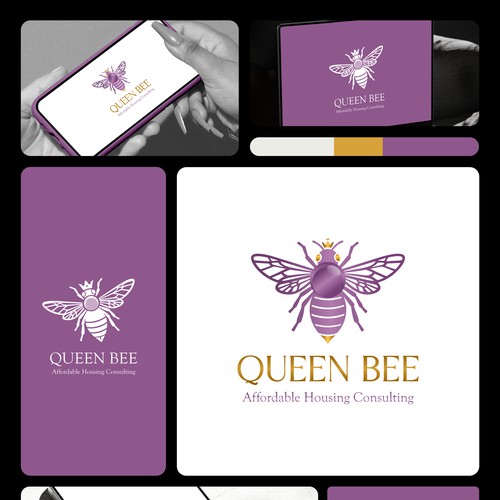 Queen Bee Logo Design
