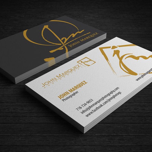 Business Cards for JM Photography/ John Marquez Photography
