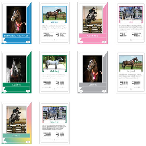 Trading Cards for Horses
