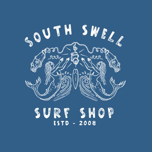 Seaglass Sirens t-shirt design