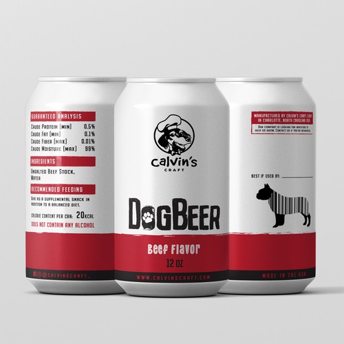 Label for DOG BEER