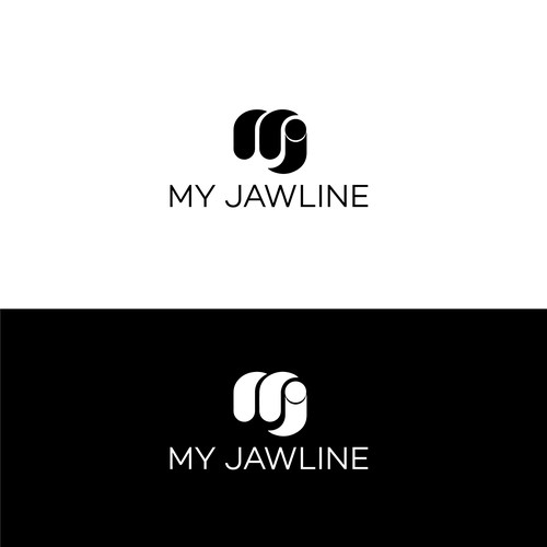 logo for a beauty product (My Jawline)