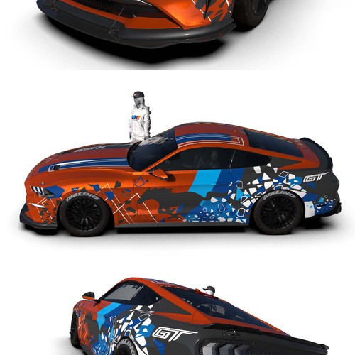 Car wrap - custom track car