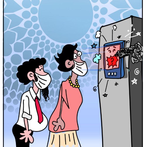 Password Authentication Cartoon