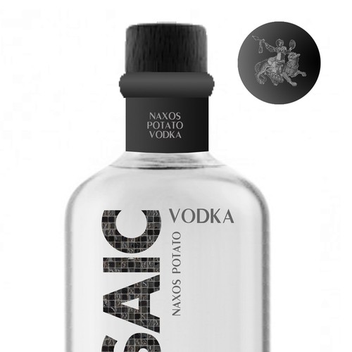 vodka label design