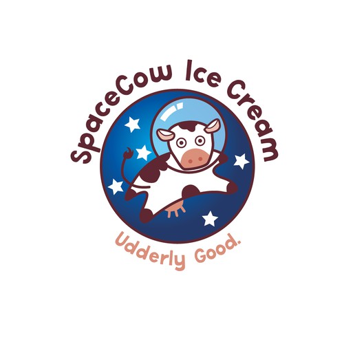 Irreverent logo for an Ice Cream company