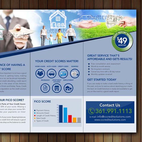 brochure design for Credit Solutions