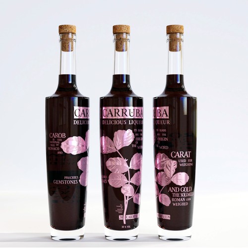 Premium liqueur label