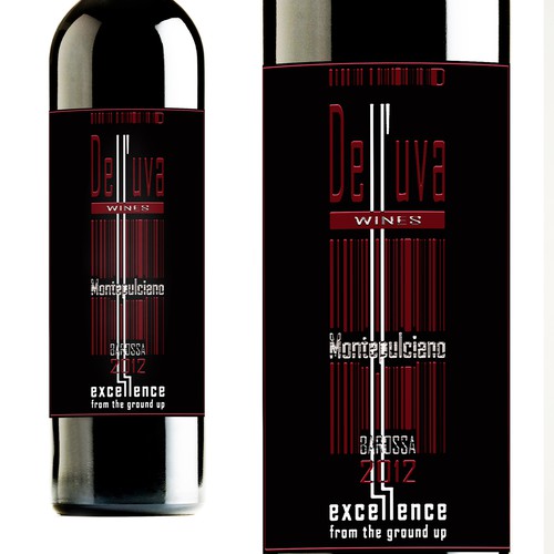 Wine label @@@design for Dell'uva Wines