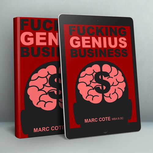 Design for an eBook called ''Fucking Genius Business"