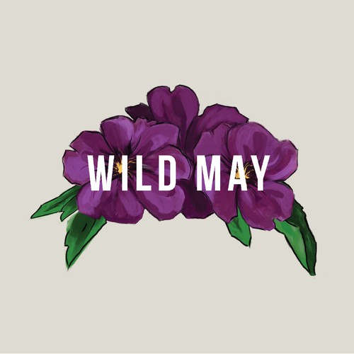 Simple, fun floral logo.