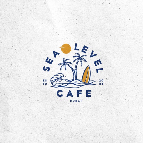 beach cafe logo